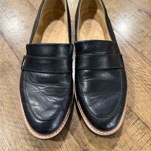 Black Naturalizer Leather Loafers